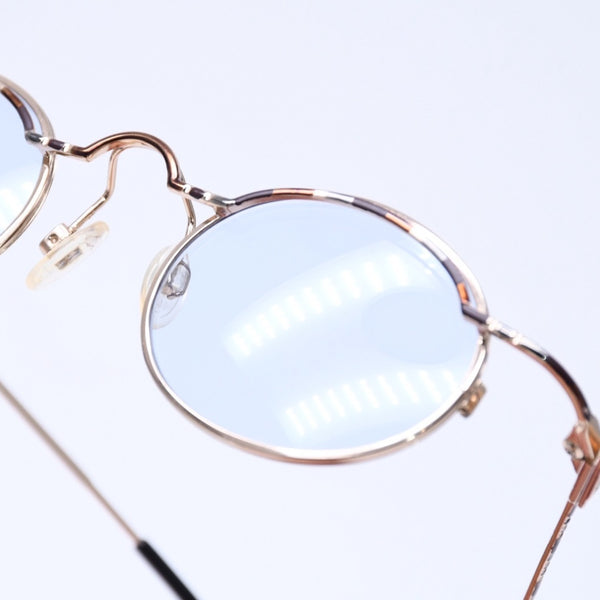 CAZAL カザール サングラス アイウェア 775 サイズ45□23 135 ゴールド ブルー メタル プラスチック 美品 中古 4a005165