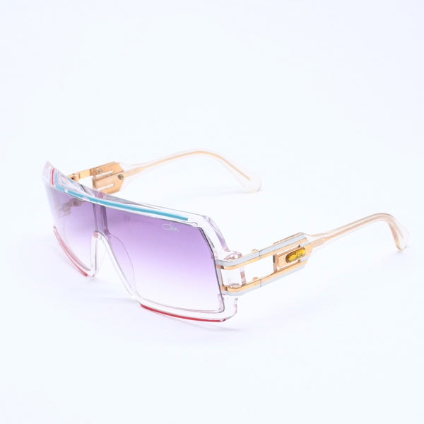 CAZAL カザール シールド サングラス アイウェア クリア マルチカラー プラスチック メタル GP 美品 中古 4a005171