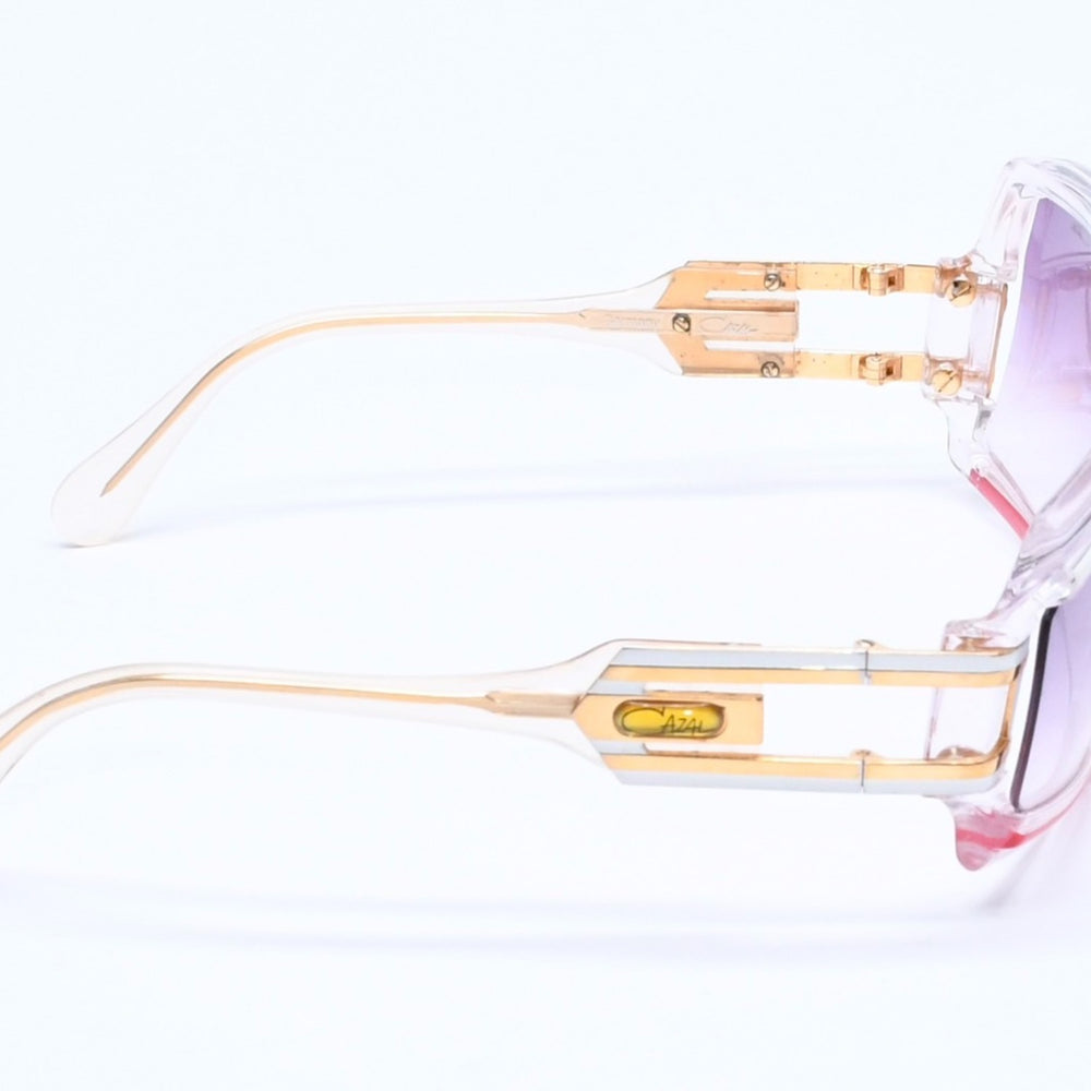 CAZAL カザール シールド サングラス アイウェア クリア マルチカラー プラスチック メタル GP 美品 中古 4a005171