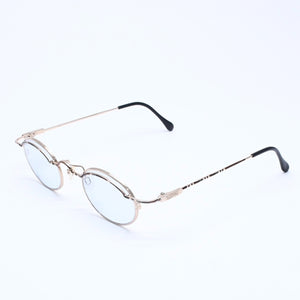CAZAL カザール サングラス アイウェア 775 サイズ45□23 135 ゴールド ブルー メタル プラスチック 美品 中古 4a005165