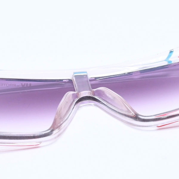 CAZAL カザール シールド サングラス アイウェア クリア マルチカラー プラスチック メタル GP 美品 中古 4a005171
