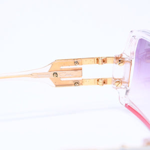 CAZAL カザール シールド サングラス アイウェア クリア マルチカラー プラスチック メタル GP 美品 中古 4a005171