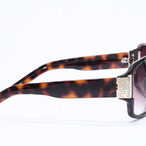 Liz claiborne リズ クレイボーン サングラス アイウェア 81521 べっ甲カラー ブラウン プラスチック メタル GP 美品 中古 4a005069