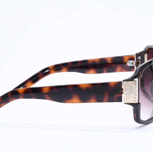 Liz claiborne リズ クレイボーン サングラス アイウェア 81521 べっ甲カラー ブラウン プラスチック メタル GP 美品 中古 4a005069