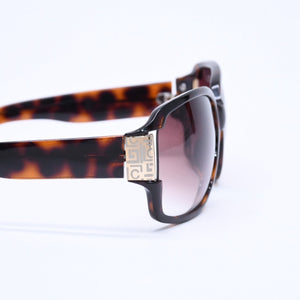 Liz claiborne リズ クレイボーン サングラス アイウェア 81521 べっ甲カラー ブラウン プラスチック メタル GP 美品 中古 4a005069