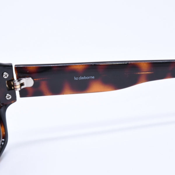 Liz claiborne リズ クレイボーン サングラス アイウェア 81521 べっ甲カラー ブラウン プラスチック メタル GP 美品 中古 4a005069