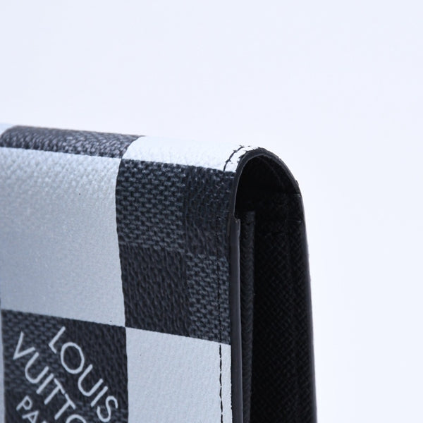 極美品 LOUIS VUITTON ルイヴィトン 長財布 ダミエグラフィット N40415 グレー ホワイト ブラック ジャイアント ポルトフォイユ・ブラザNM 中古 4a005090