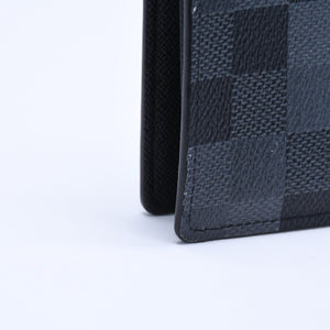 極美品 LOUIS VUITTON ルイヴィトン 長財布 ダミエグラフィット N40415 グレー ホワイト ブラック ジャイアント ポルトフォイユ・ブラザNM 中古 4a005090