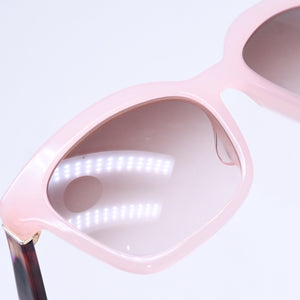 PRADA プラダ サングラス アイウェア SPR24Q-F UEW-0A6 サイズ53□19 140 べっ甲カラー ピンク 美品 中古 4a005167