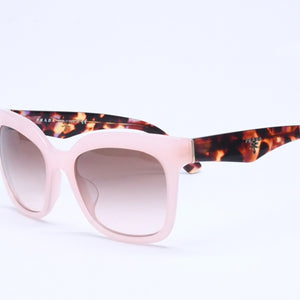 PRADA プラダ サングラス アイウェア SPR24Q-F UEW-0A6 サイズ53□19 140 べっ甲カラー ピンク 美品 中古 4a005167