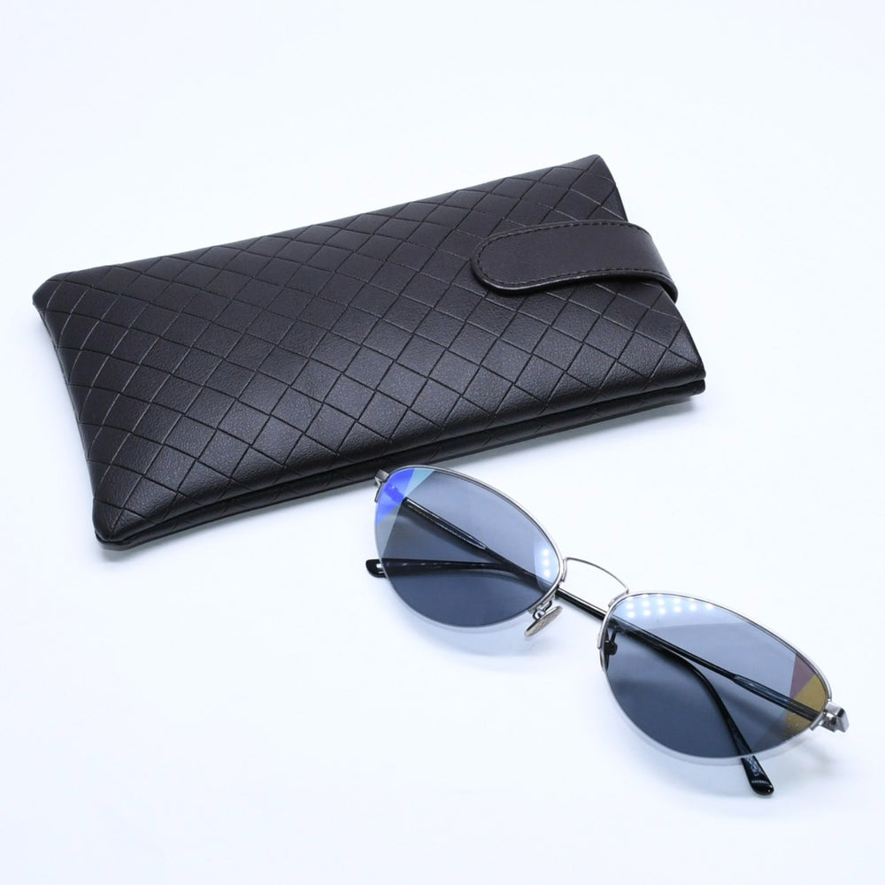 BOTTEGAVENETA ボッテガヴェネタ ハーフリム サングラス アイウェア BV0245S 001 サイズ60□17-140 イントレチャート 美品 中古 4a005212