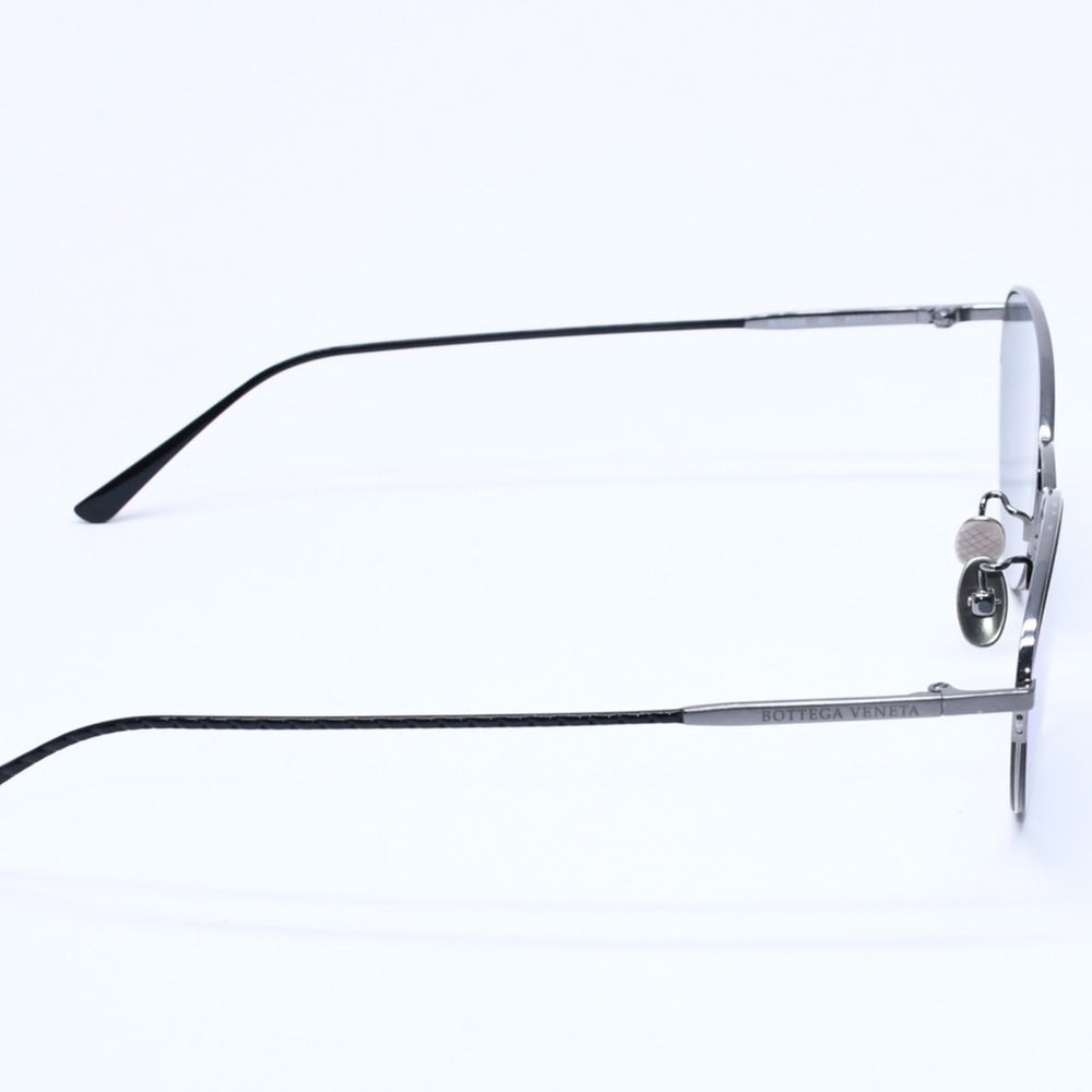 BOTTEGAVENETA Bottega Veneta Half Rim Sunglasses Eyewear BV0245S 001 Size 60□17-140 Intrecciato Good Condition Used 4a005212