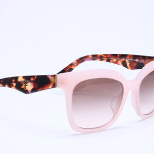 PRADA プラダ サングラス アイウェア SPR24Q-F UEW-0A6 サイズ53□19 140 べっ甲カラー ピンク 美品 中古 4a005167