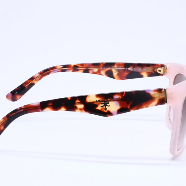 PRADA プラダ サングラス アイウェア SPR24Q-F UEW-0A6 サイズ53□19 140 べっ甲カラー ピンク 美品 中古 4a005167