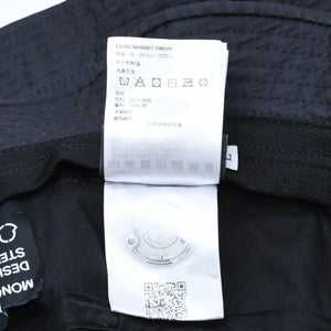 極美品 MONCLER モンクレール FRAGMENT フラグメント バケットハット ハット ブラック サイズL 中古 4a005219