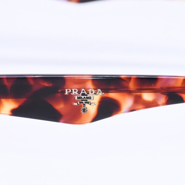 PRADA プラダ サングラス アイウェア SPR24Q-F UEW-0A6 サイズ53□19 140 べっ甲カラー ピンク 美品 中古 4a005167