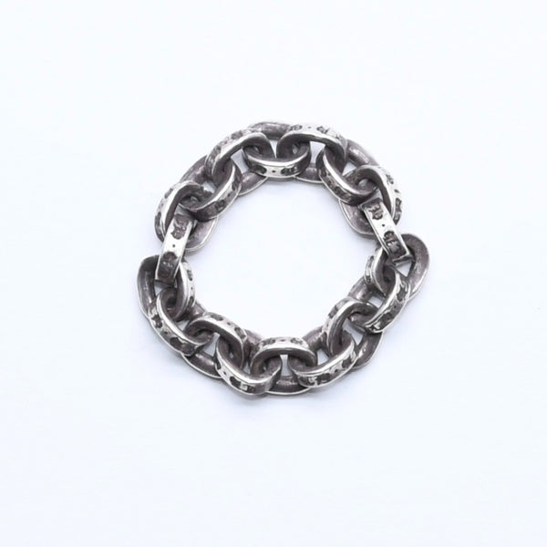 CHROME HEARTS クロムハーツ ペーパーチェーンリング 指輪 サイズ11号 重量約4.74g シルバー925 アクセサリー 美品 中古 4a005199