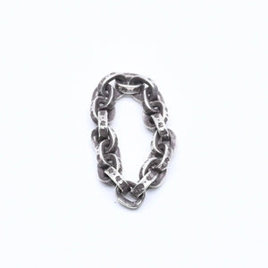 CHROME HEARTS クロムハーツ ペーパーチェーンリング 指輪 サイズ11号 重量約4.74g シルバー925 アクセサリー 美品 中古 4a005199