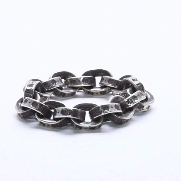 CHROME HEARTS クロムハーツ ペーパーチェーンリング 指輪 サイズ11号 重量約4.74g シルバー925 アクセサリー 美品 中古 4a005199
