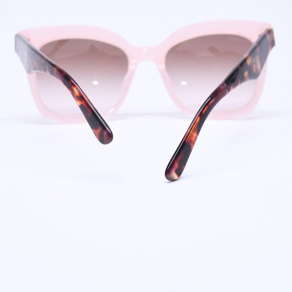 PRADA プラダ サングラス アイウェア SPR24Q-F UEW-0A6 サイズ53□19 140 べっ甲カラー ピンク 美品 中古 4a005167