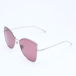 CHANEL Sunglasses Eyewear 4253 c.124/0H Size 59□15 140 Coco Mark Silver Wine Red Good Condition Used 4a005071