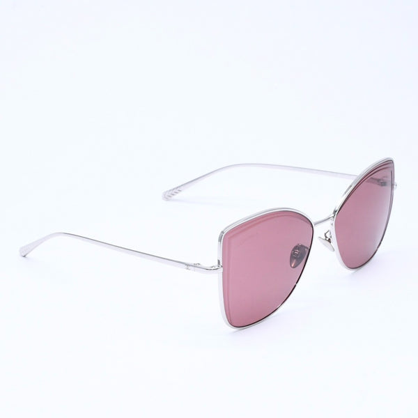 CHANEL Sunglasses Eyewear 4253 c.124/0H Size 59□15 140 Coco Mark Silver Wine Red Good Condition Used 4a005071
