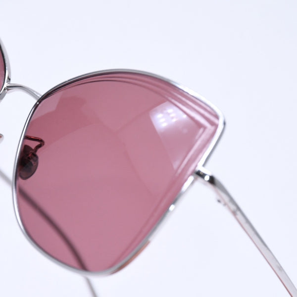 CHANEL Sunglasses Eyewear 4253 c.124/0H Size 59□15 140 Coco Mark Silver Wine Red Good Condition Used 4a005071