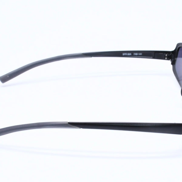 極美品 PRADA プラダ スクエア サングラス アイウェア SPR68A 7AB-1A1 メタル プラスチック ブラック 中古 4a005169