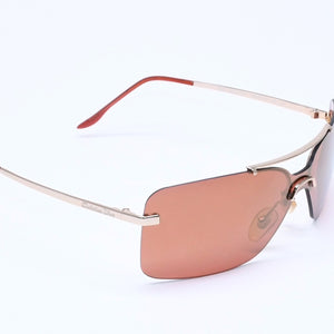 Very Good Condition Christian Dior MINI MOTARD Rimless Sunglasses Eyewear 36C Size 125 Red Gold Used 4a005005
