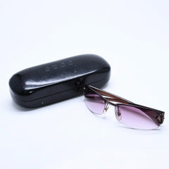 GUCCI グッチ ハーフリム サングラス アイウェア GG2743/F/S BKPYT サイズ62□15 130 ホースビット クリアブラウン 美品 中古 4a005105