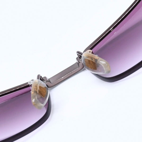 GUCCI グッチ ハーフリム サングラス アイウェア GG2743/F/S BKPYT サイズ62□15 130 ホースビット クリアブラウン 美品 中古 4a005105