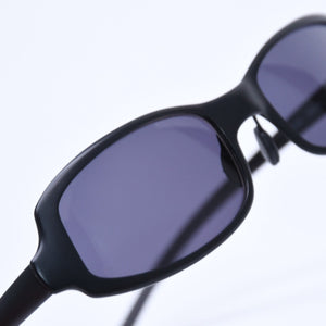極美品 PRADA プラダ スクエア サングラス アイウェア SPR68A 7AB-1A1 メタル プラスチック ブラック 中古 4a005169