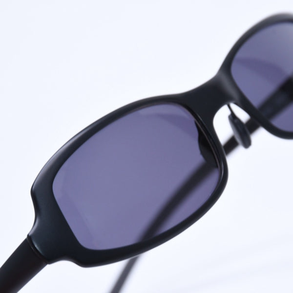 極美品 PRADA プラダ スクエア サングラス アイウェア SPR68A 7AB-1A1 メタル プラスチック ブラック 中古 4a005169