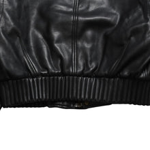 Load image into Gallery viewer, VERSACE SPORT ヴェルサーチ スポーツ フェイクレザーフーテッド ジャケット 303135 ブラック 赤チェックストライプ柄 46サイズ ゴールド金具 美品 中古 4a005004