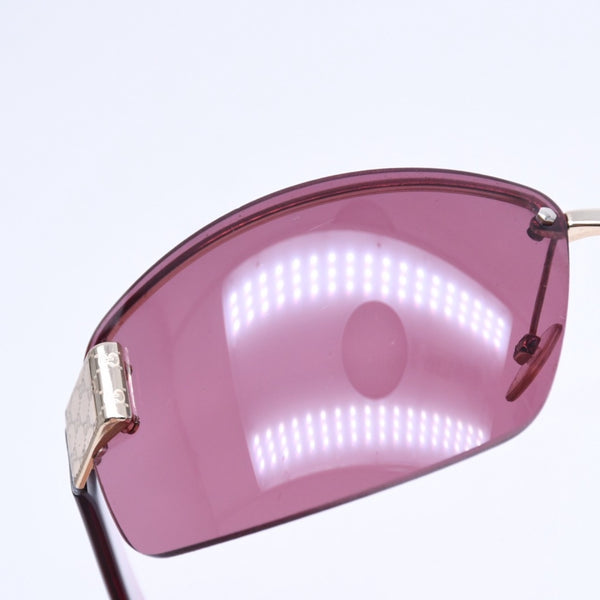 GUCCI Gucci Half Rim Sunglasses Eyewear GG1800/S NP4 Size 65□13 120 Wine Red Gold Good Condition Used 4a005061