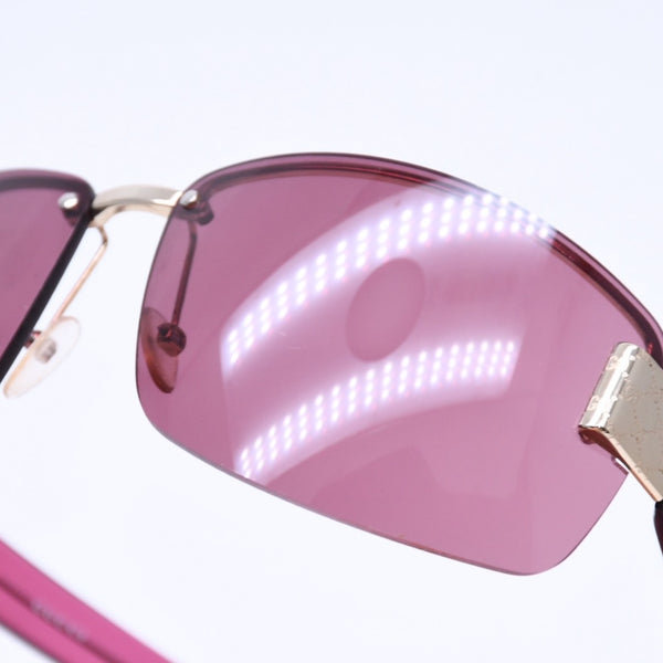 GUCCI Gucci Half Rim Sunglasses Eyewear GG1800/S NP4 Size 65□13 120 Wine Red Gold Good Condition Used 4a005061