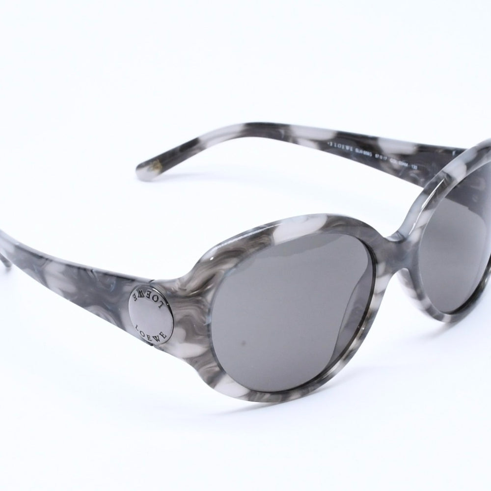 LOEWE sunglasses eyewear SLW658G 03AM Size 57□17 130 Gray Marble Acetate Excellent Condition Used 4a005076