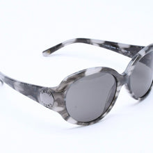 Load image into Gallery viewer, LOEWE ロエベ サングラス アイウェア SLW658G 03AM サイズ57□17 130 グレー マーブルカラー アセテート 美品 中古 4a005076