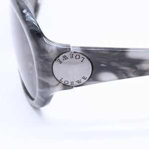 LOEWE ロエベ サングラス アイウェア SLW658G 03AM サイズ57□17 130 グレー マーブルカラー アセテート 美品 中古 4a005076