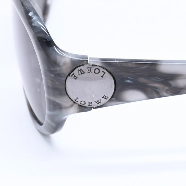 LOEWE ロエベ サングラス アイウェア SLW658G 03AM サイズ57□17 130 グレー マーブルカラー アセテート 美品 中古 4a005076