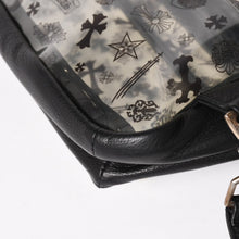 画像をギャラリービューアに読み込む, 極美品 CHROME HEARTS クロムハーツ BACK TO SCHOOL VINYL バックトゥスクール ビニール バックパック レザー シルバー925 総柄 中古 4a005176