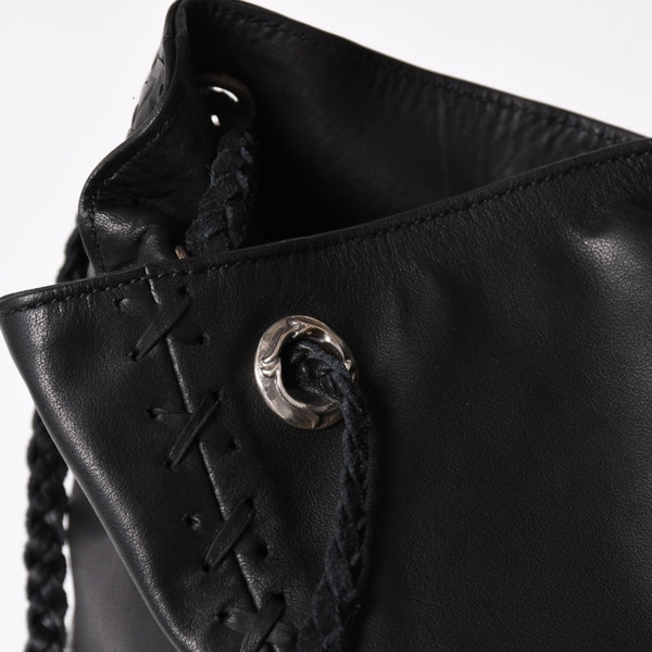新品未使用 CHROME HEARTS クロムハーツ DIRTY KNEES CHIFFON ダーティニーズ シフォン ショルダーバッグ ラージダガー装飾 中古 4a005141