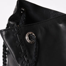 画像をギャラリービューアに読み込む, 新品未使用 CHROME HEARTS クロムハーツ DIRTY KNEES CHIFFON ダーティニーズ シフォン ショルダーバッグ ラージダガー装飾 中古 4a005141