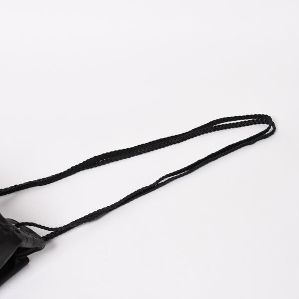 新品未使用 CHROME HEARTS クロムハーツ DIRTY KNEES CHIFFON ダーティニーズ シフォン ショルダーバッグ ラージダガー装飾 中古 4a005141