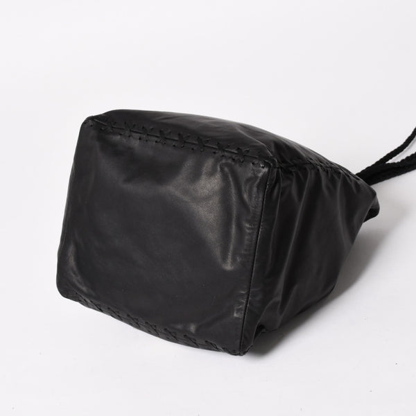 新品未使用 CHROME HEARTS クロムハーツ DIRTY KNEES CHIFFON ダーティニーズ シフォン ショルダーバッグ ラージダガー装飾 中古 4a005141