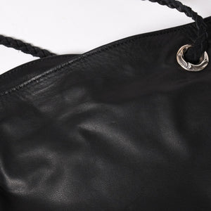 新品未使用 CHROME HEARTS クロムハーツ DIRTY KNEES CHIFFON ダーティニーズ シフォン ショルダーバッグ ラージダガー装飾 中古 4a005141