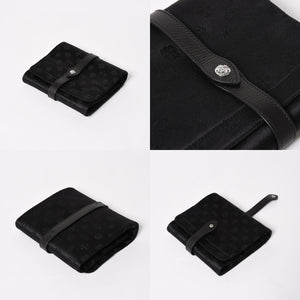 New and unused CHROME HEARTS JEWELRY CASE Jewelry case leather Harako cheetah pattern dagger brown green used 4a005142