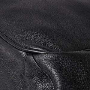 新品同様 CHROME HEARTS クロムハーツ CHプラス レザーショルダーバッグ ダイパーバッグ ダガーチャーム CHクロス CHクロスパッチ ブラック レザー シルバー925 中古 4a005234