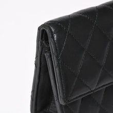 画像をギャラリービューアに読み込む, 極美品 CHROME HEARTS クロムハーツ ディナーバッグ クラッチバッグ ラージクロス マトラッセ ラムスキン ブラック 中古 4a005179