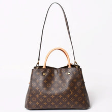 画像をギャラリービューアに読み込む, 新品同様 LOUIS VUITTON ルイヴィトン モンテーニュMM モノグラム ハンドバッグ M41056 ブラウン 中古 4a004867